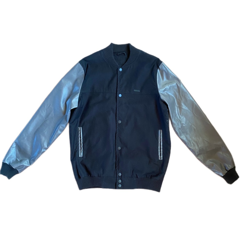 KR3W Faux Leather Canvas Bomber Deadstock